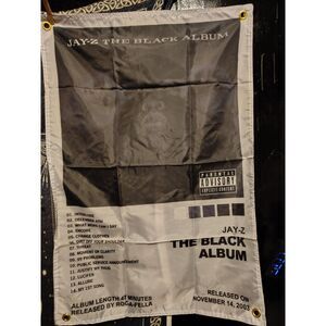 Small Jay Z Album Flag Vertical New